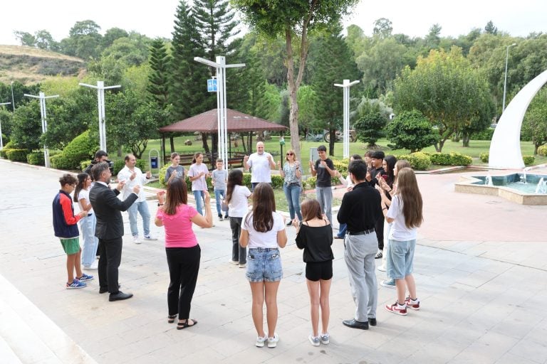 İSPANYA VE POLONYA ÖĞRENCİLERİ AKSU’DA SIFIR ATIK PROJESİNİ İNCELEDİ