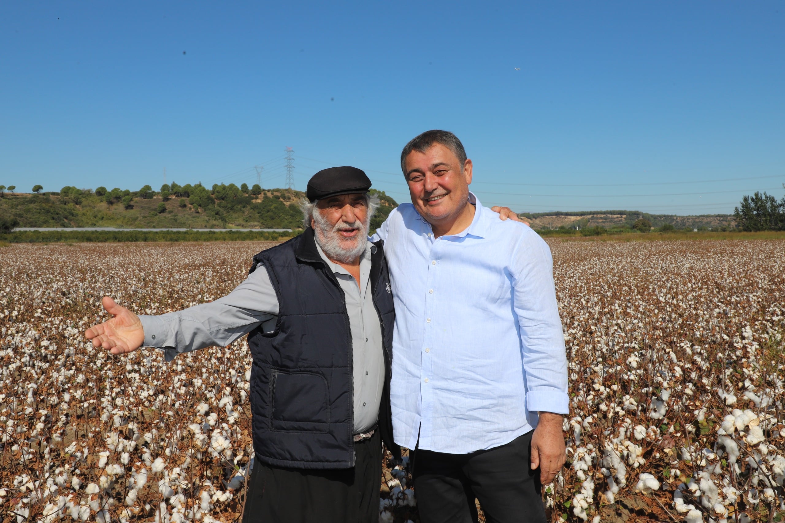 BAŞKAN YILDIRIM PAMUK HASADINA KATILDI