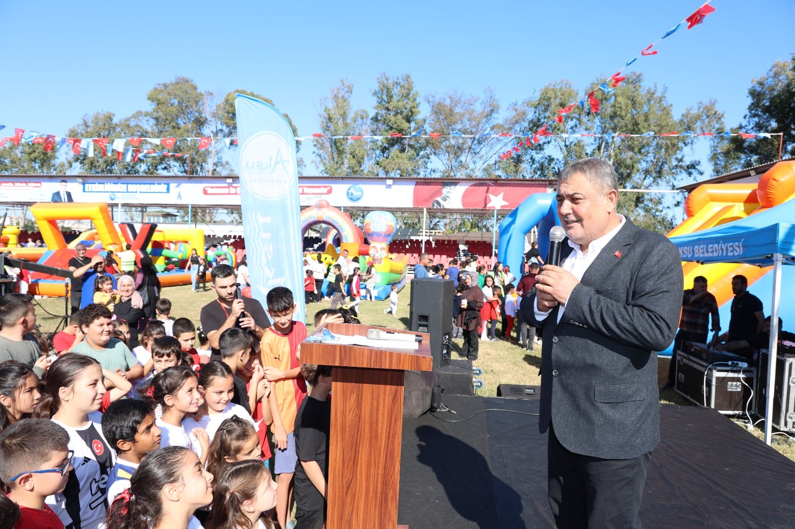 AKSU’DA 29 EKİM CUMHURİYET BAYRAMI COŞKUYLA KUTLANDI
