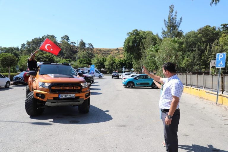 ANTALYALI YARIŞÇILAR VE KATILIMCILAR AKSU’DAN UĞURLANDI