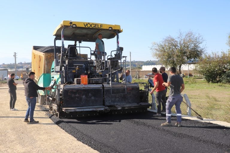 AKSU BELEDİYESİ, BAĞLANTI YOLUNU GÜVENLİ HALE GETİRDİ