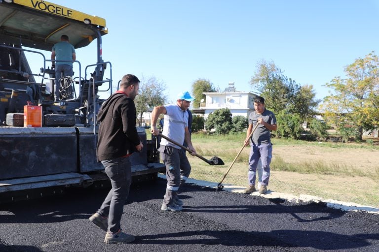 AKSU BELEDİYESİ, BAĞLANTI YOLUNU GÜVENLİ HALE GETİRDİ