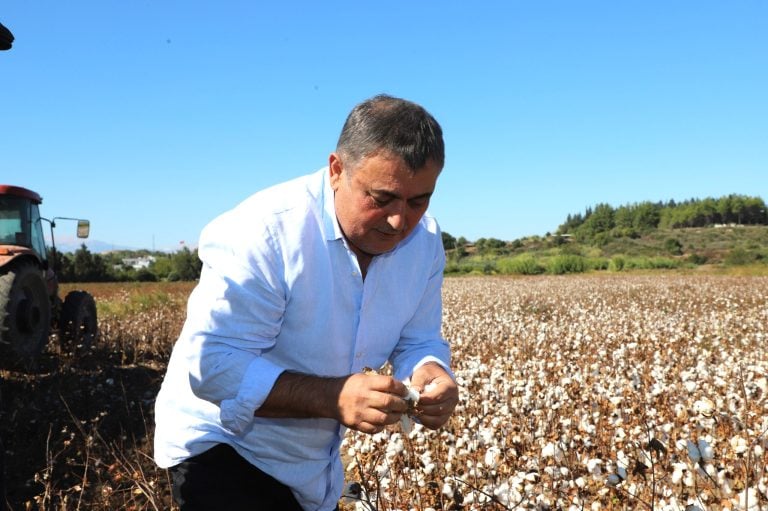 BAŞKAN YILDIRIM PAMUK HASADINA KATILDI