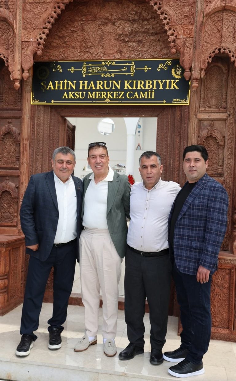 AKSU MERKEZ CAMİ DUALARLA AÇILDI