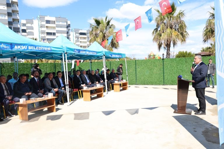 AKSU BELEDİYESİ’NDEN KEMERAĞZI’NA ZABITA HİZMET NOKTASI