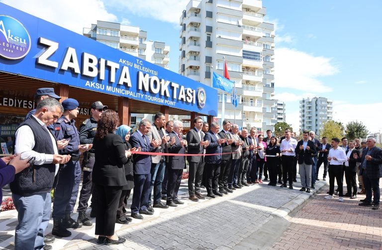 AKSU BELEDİYESİ’NDEN KEMERAĞZI’NA ZABITA HİZMET NOKTASI
