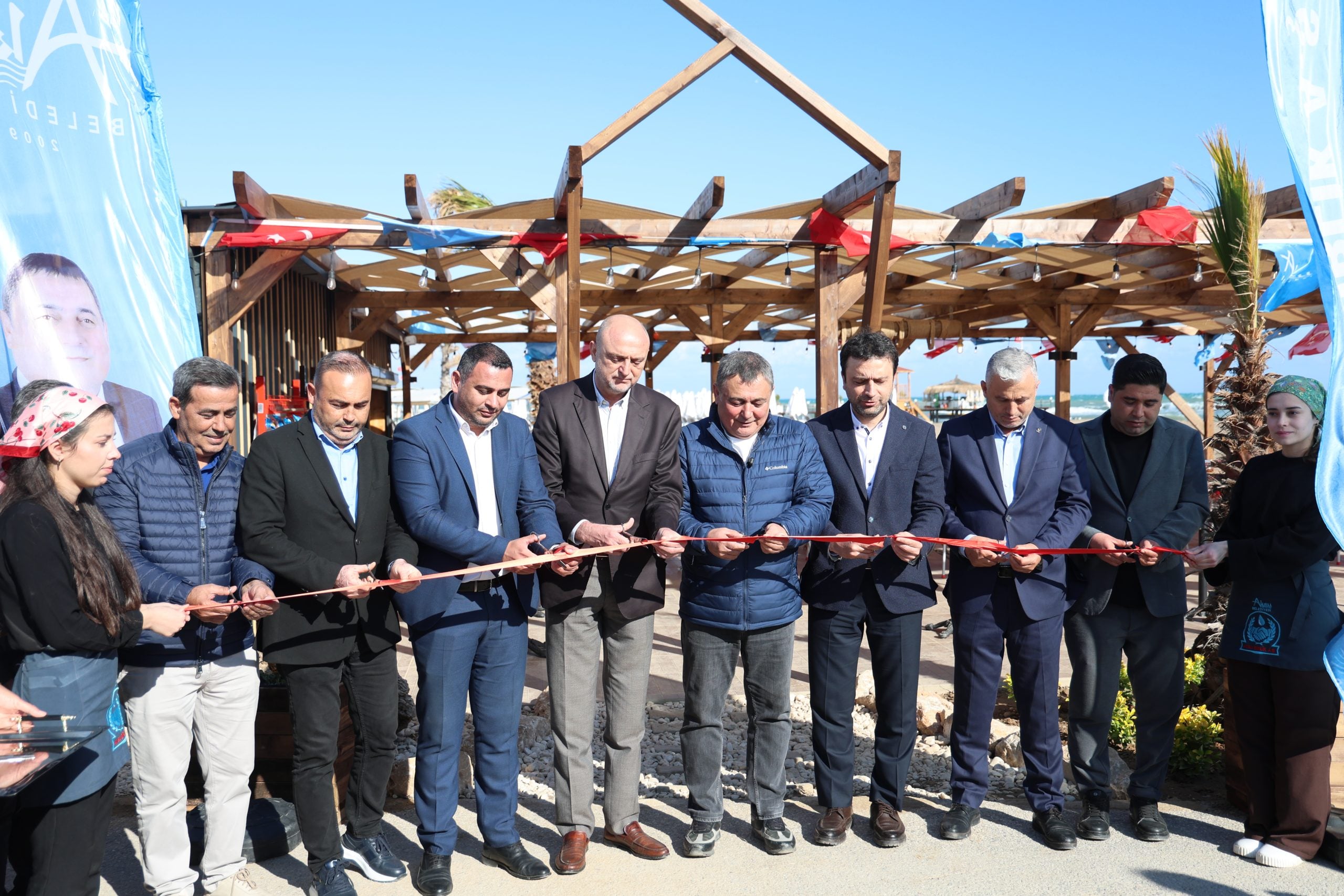 AKSU BELEDİYESİ HUZUR PLAJI HİZMETE AÇILDI