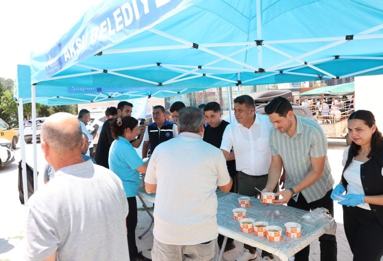 AKSU BELEDİYESİ’NDEN AŞURE İKRAMI