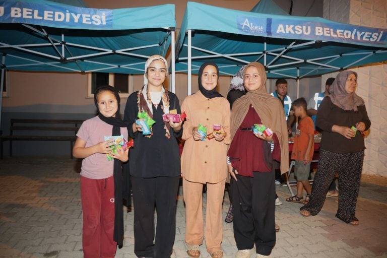 AKSU DA MEVLİD KANDİLİ FETTAHLI MAHALLESİNDE KUTLANDI