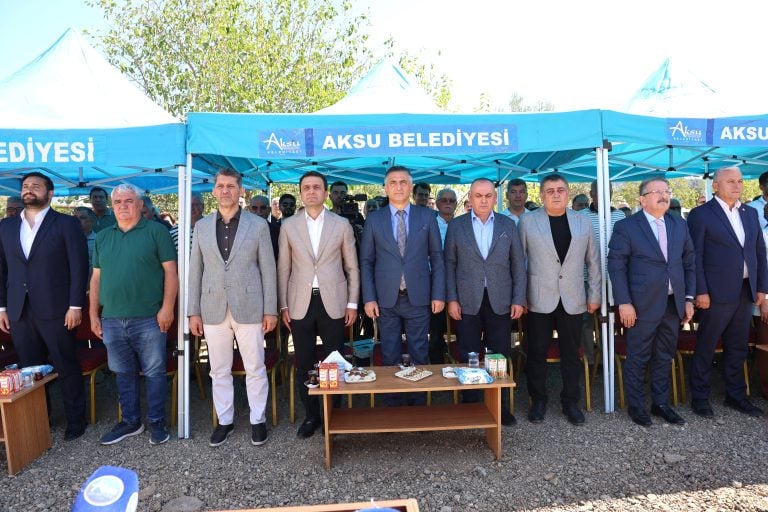 AKSU FATMA-ŞEVKET YÜKSEL AİLE SAĞLIĞI MERKEZİ’NİN TEMELİ ATILDI
