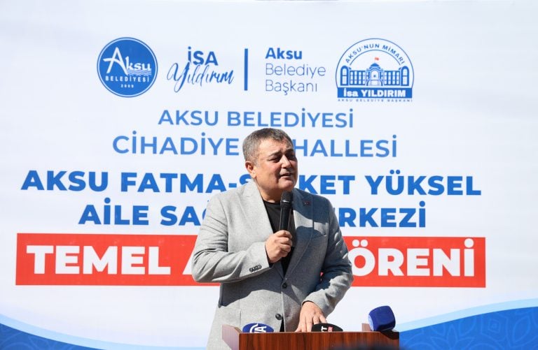 AKSU FATMA-ŞEVKET YÜKSEL AİLE SAĞLIĞI MERKEZİ’NİN TEMELİ ATILDI