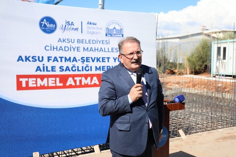 AKSU FATMA-ŞEVKET YÜKSEL AİLE SAĞLIĞI MERKEZİ’NİN TEMELİ ATILDI