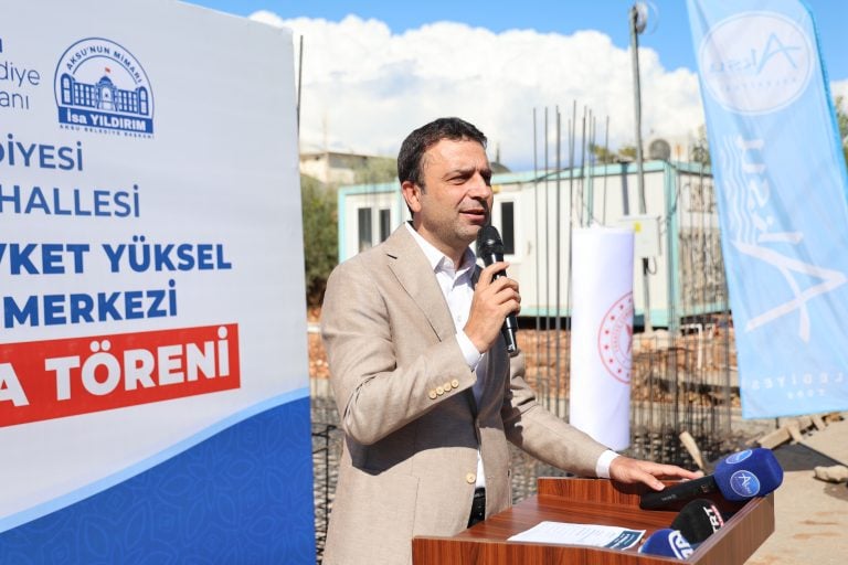 AKSU FATMA-ŞEVKET YÜKSEL AİLE SAĞLIĞI MERKEZİ’NİN TEMELİ ATILDI