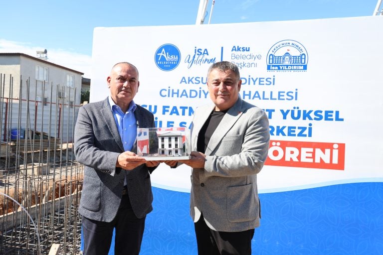 AKSU FATMA-ŞEVKET YÜKSEL AİLE SAĞLIĞI MERKEZİ’NİN TEMELİ ATILDI