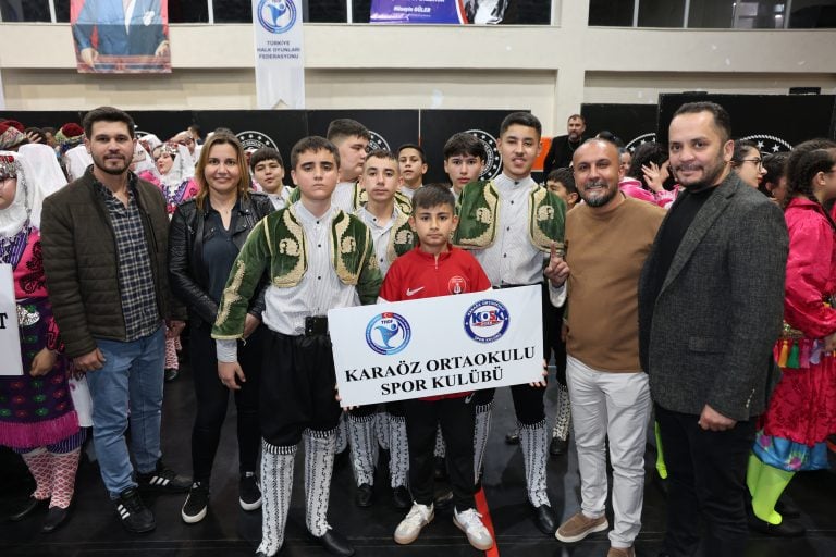 AKSU BELEDİYESİ PERGE SPOR KULÜBÜ HALK OYUNLARI EKİBİ, İL İKİNCİSİ OLDU