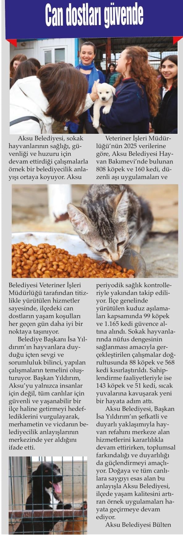 CAN DOSTLAR GÜVENDE