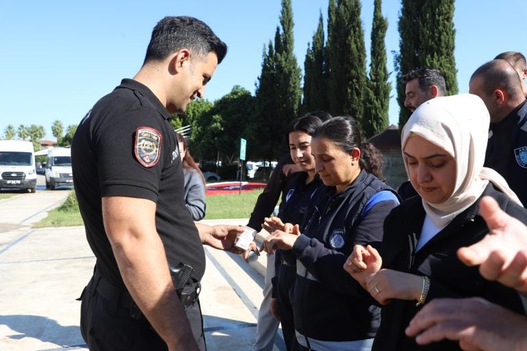 AKSU BELEDİYESİ ZABITA PERSONELİNE BİBER GAZI KULLANIMI EĞİTİMİ